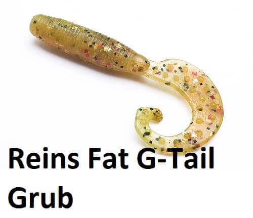 Reins Fat G-Tail Grub на окуня