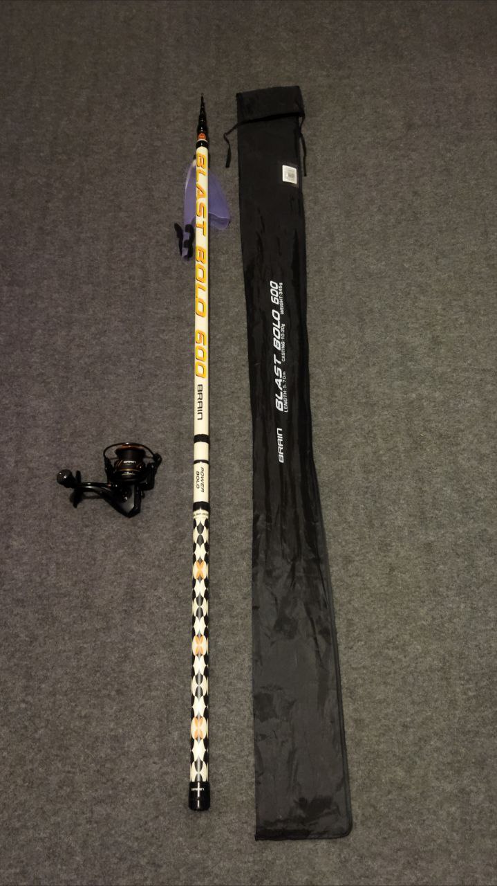 Продам болонське вудилище"Brain blast bolo 6m", Зображення 1