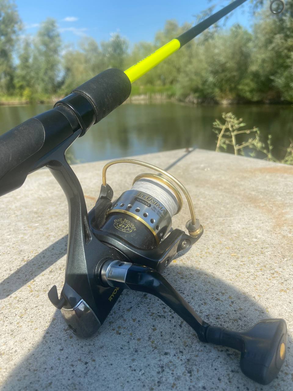 Японська катушка ryobi ecusima 3000 з шпулею та шнуром нова, Зображення 6