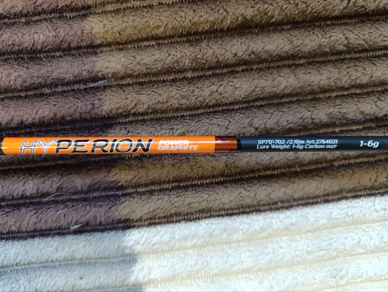 Спінінг Hyperion Power Graphite 1-6g 2.10m, Зображення 2