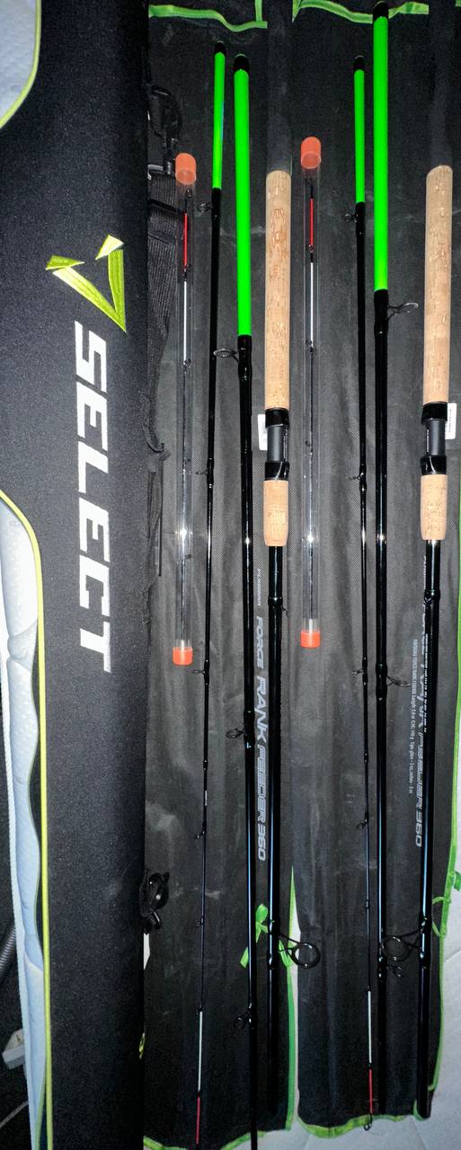 Фідерний комплект з двох палок та двох котушок + чохол селект під палки ( + додам подарунки 🎁), Зображення 2