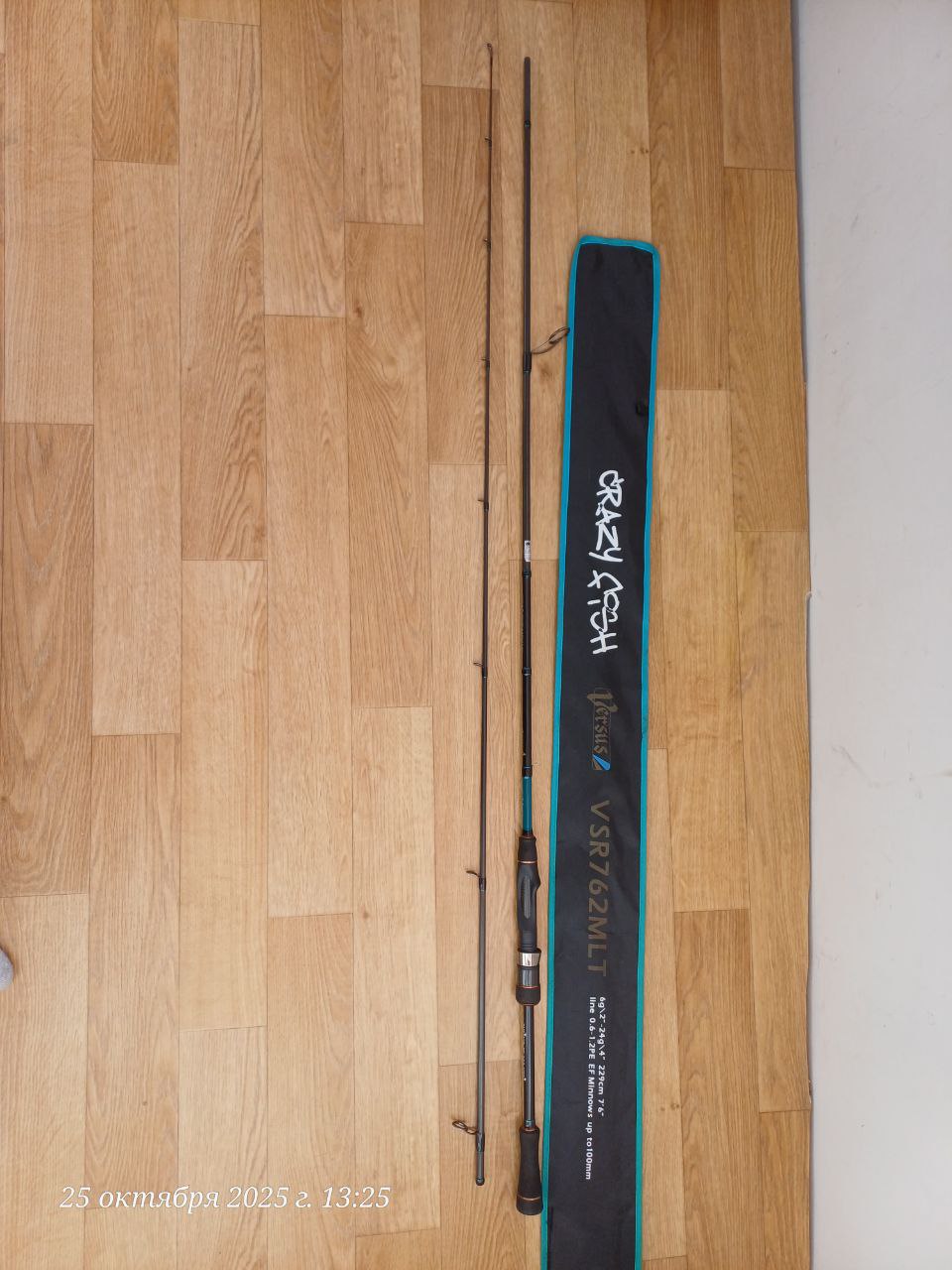 Спиннинговое удилище Crazy Fish Versus 7'6" 2.29м 6-24г PE #0.6-1.2, Зображення 1