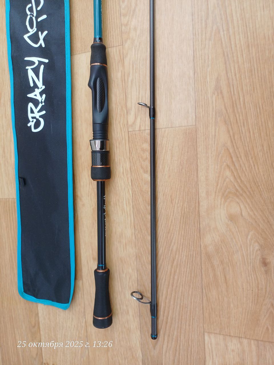 Спиннинговое удилище Crazy Fish Versus 7'6" 2.29м 6-24г PE #0.6-1.2, Зображення 4