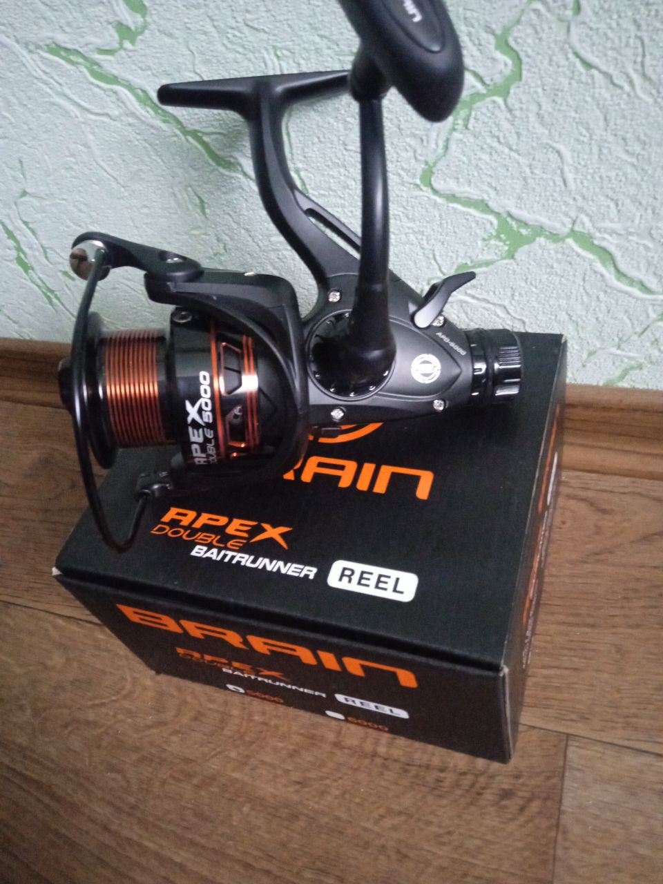 Катушка Brain Apex Double Baitrunner 5000 6+1bb, Зображення 1