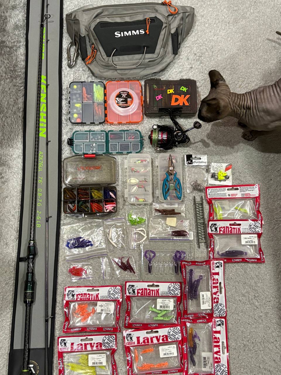 Azura Kenshin (0.8–7). Simms поясная. Daiwa Ninja 2000, Зображення 6