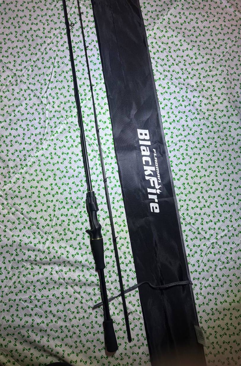 Спінінгове вудлище Flagman '24 BlackFire Casting 66ML 1.98 м 5-18 г, Зображення 1