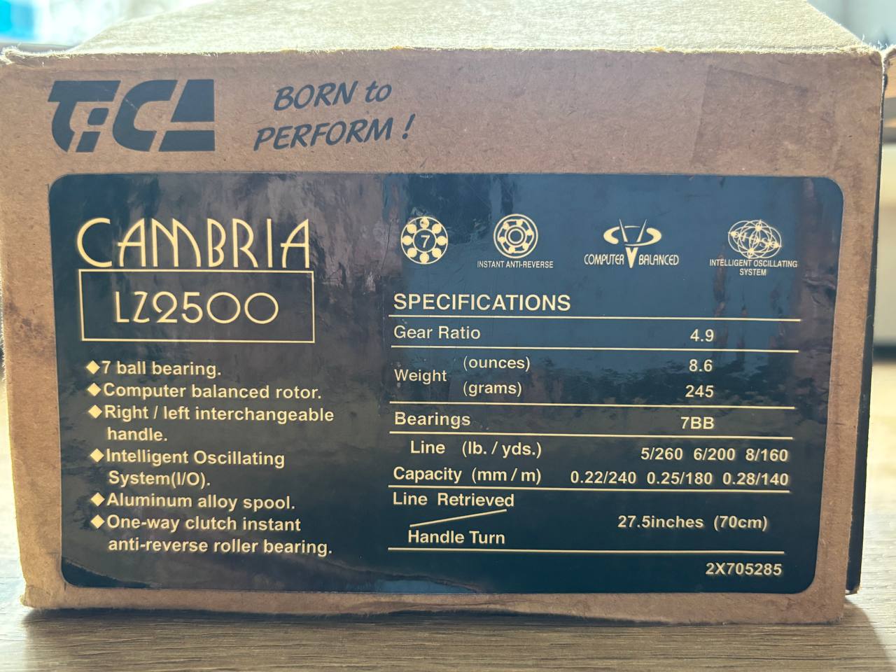 🎣 Продам котушку Tica Cambria LZ2500, Зображення 5