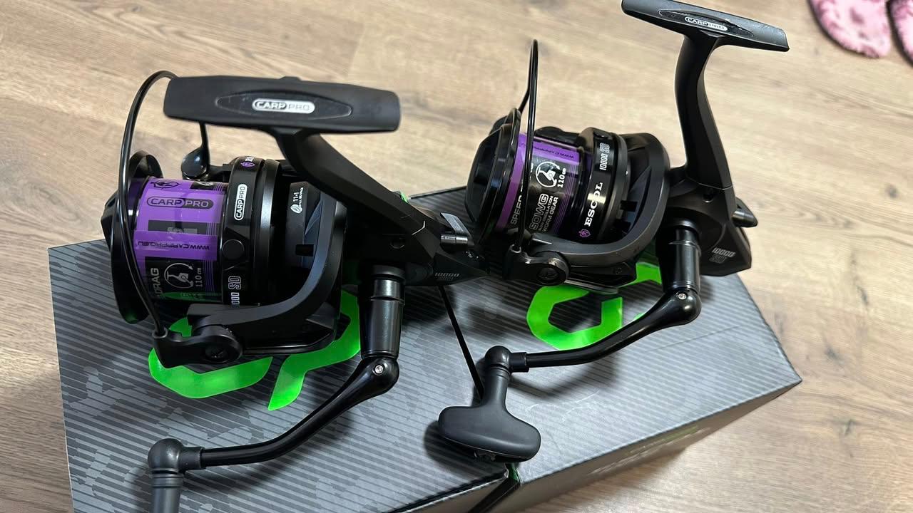 Продам пару нових котушок Carp Pro Eskol 10000SD, Зображення 2
