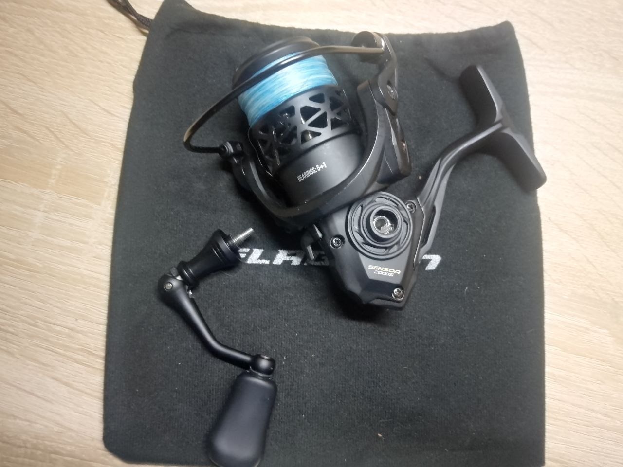 Котушка Flagman Sensor 2000S з намотаним шнуром Flagman Orbion 150m 0.06, Зображення 6