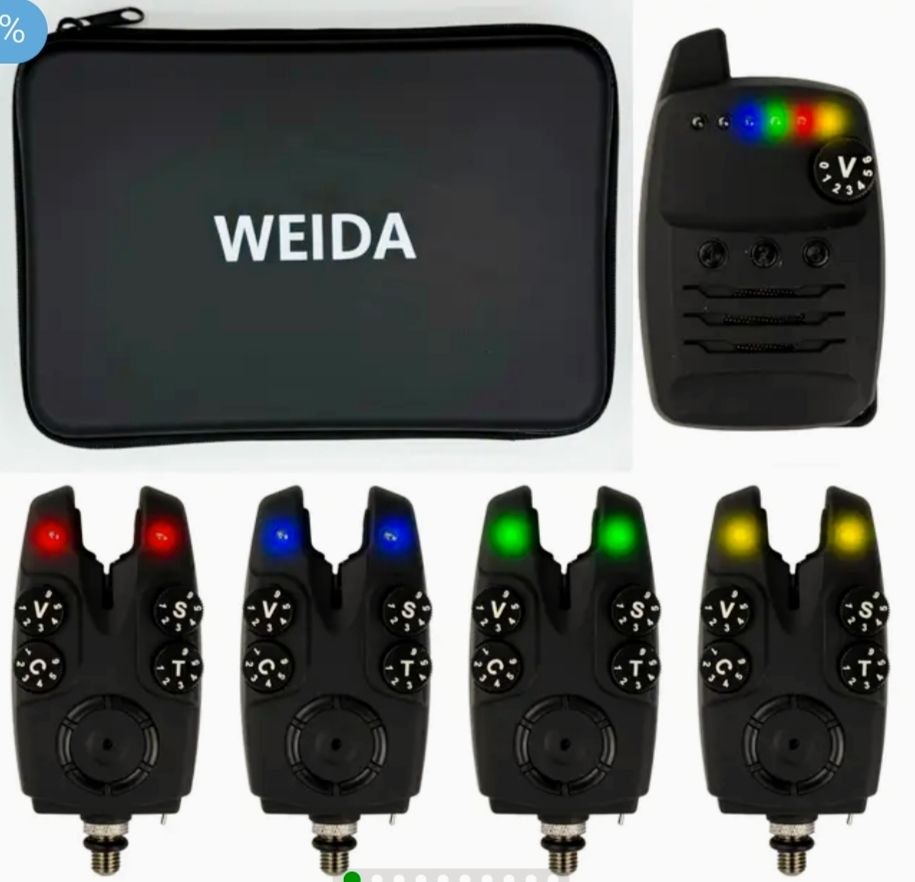 Набор сигнализаторов поклёвки Weida FA221 4+1, Зображення 4