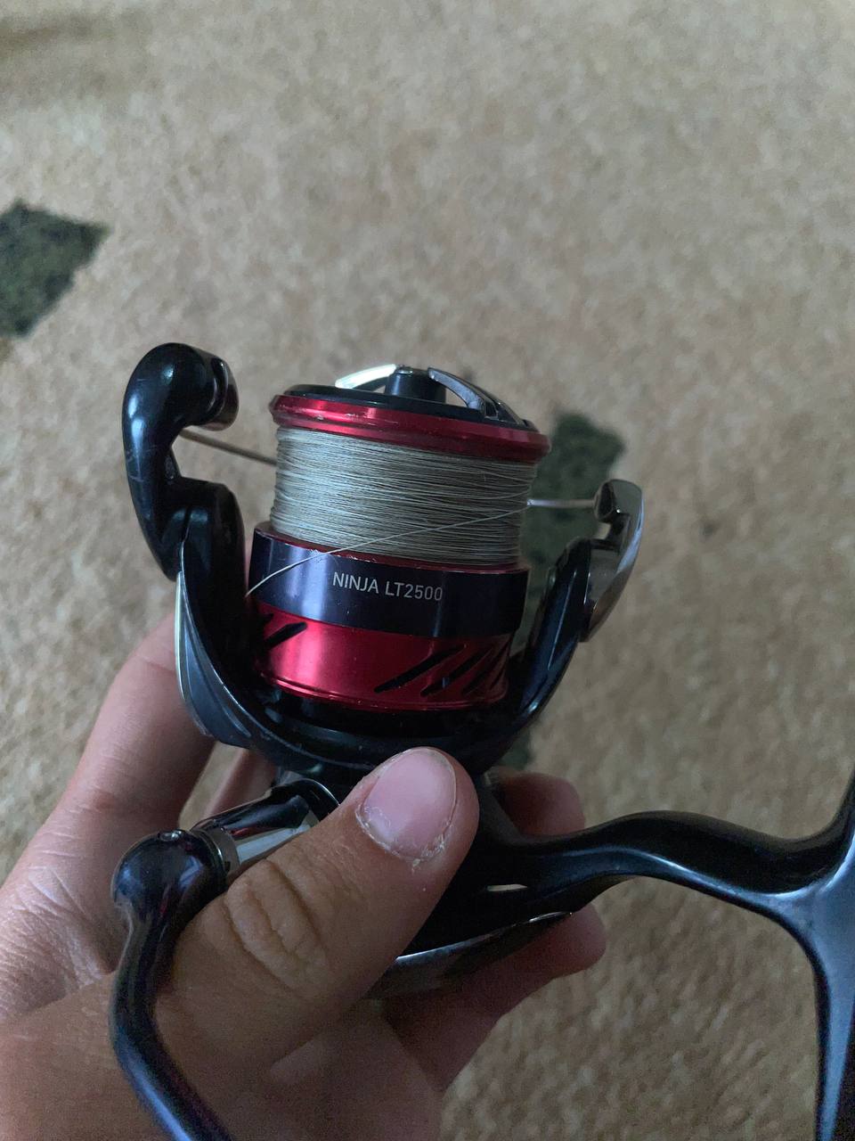 Катушка Daiwa Ninja LT 2500 + шнур, Зображення 2