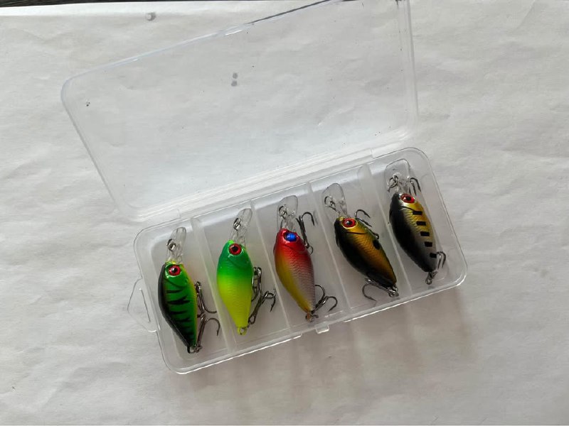 Набір з 5 воблерів та коробки, Зображення 1
