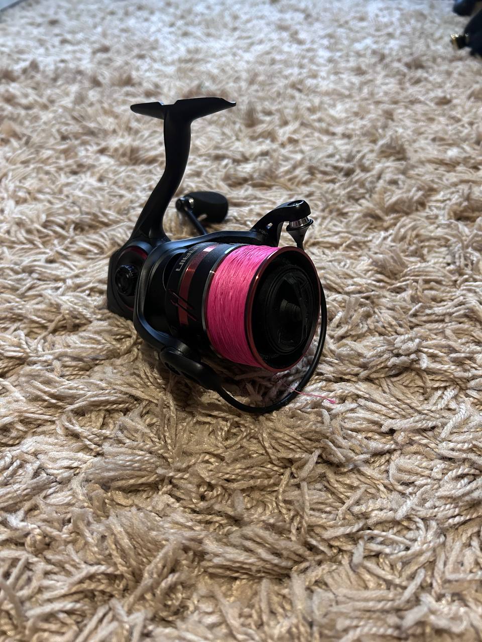 Котушка Brain Blade 5000S із намотаним шнуром Brain Storm 8X (Pink) 0,22, Зображення 1