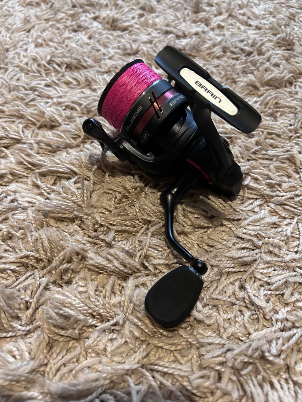 Котушка Brain Blade 5000S із намотаним шнуром Brain Storm 8X (Pink) 0,22, Зображення 2