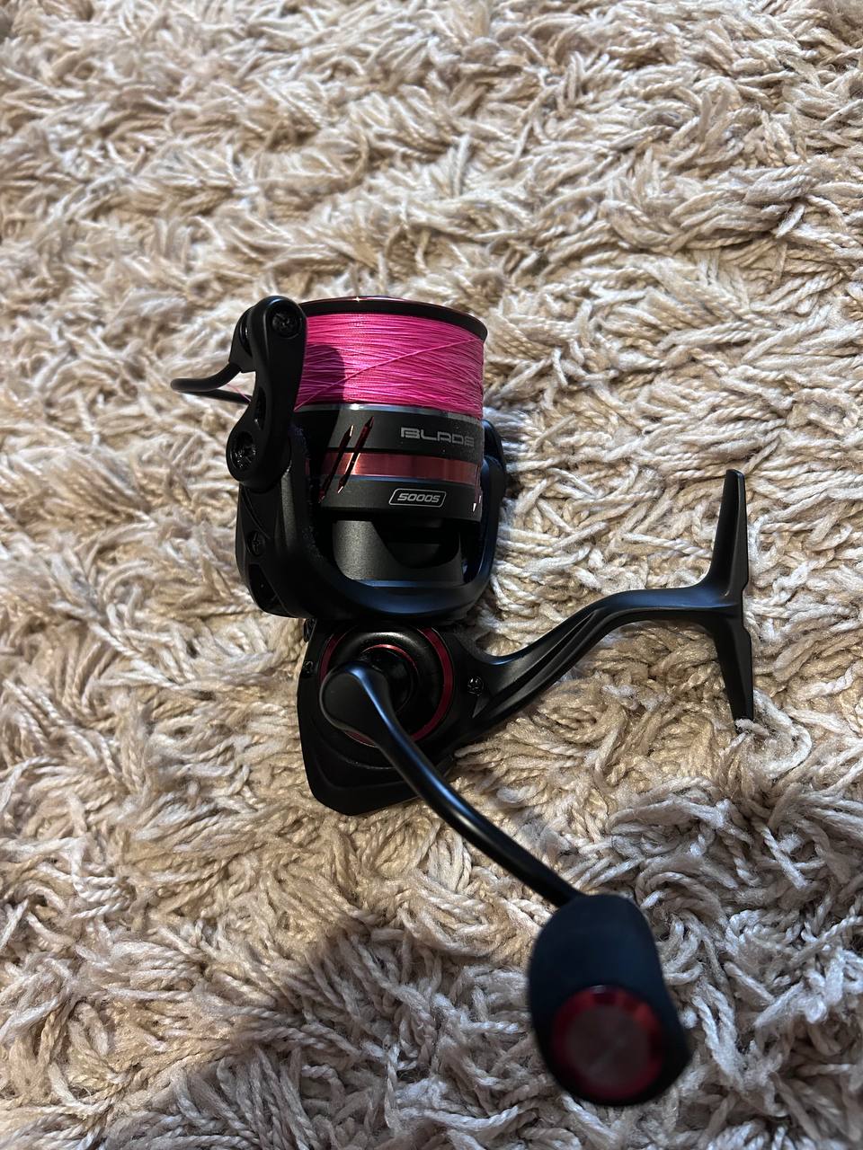 Котушка Brain Blade 5000S із намотаним шнуром Brain Storm 8X (Pink) 0,22, Зображення 3