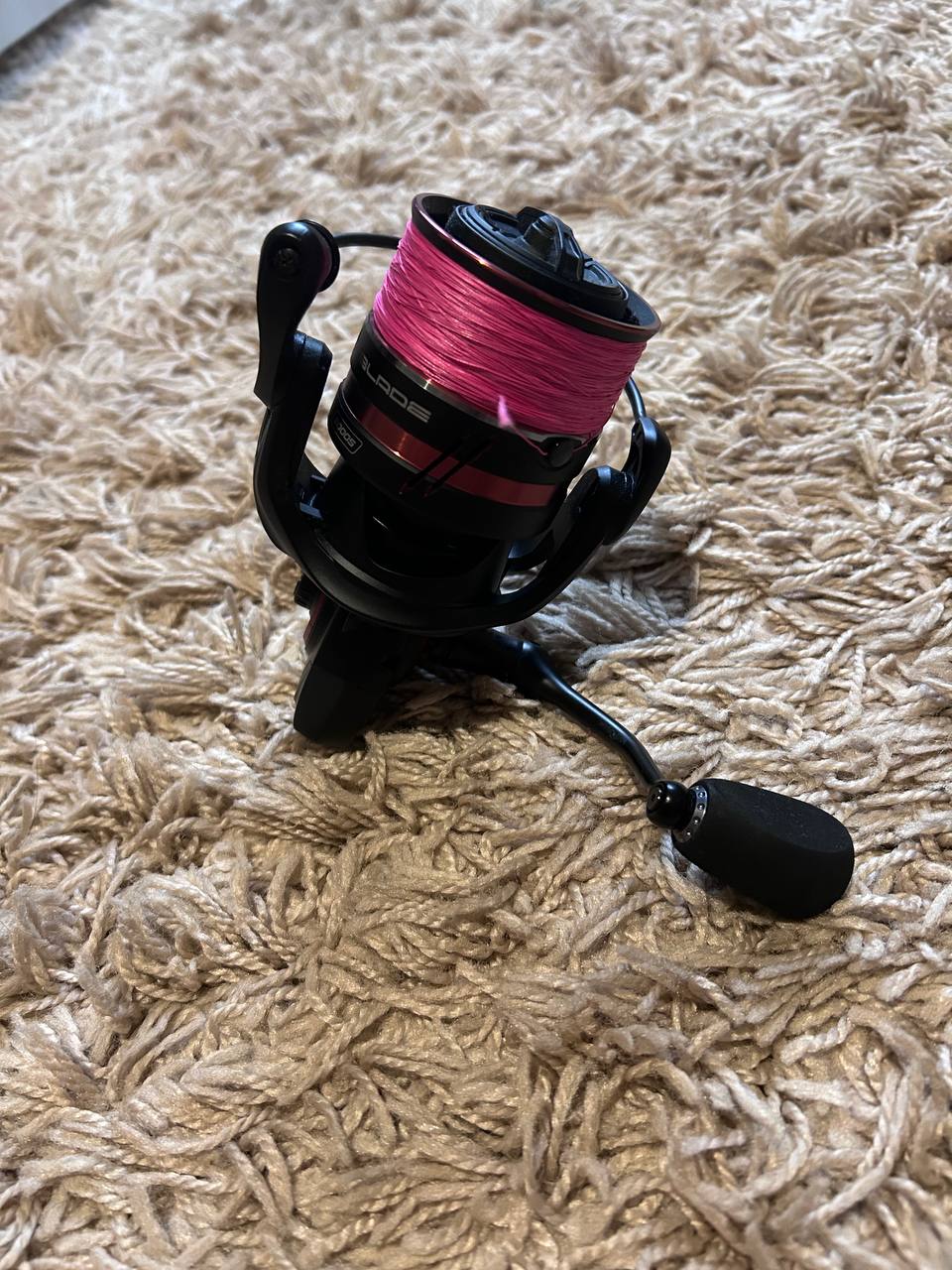 Котушка Brain Blade 5000S із намотаним шнуром Brain Storm 8X (Pink) 0,22, Зображення 4