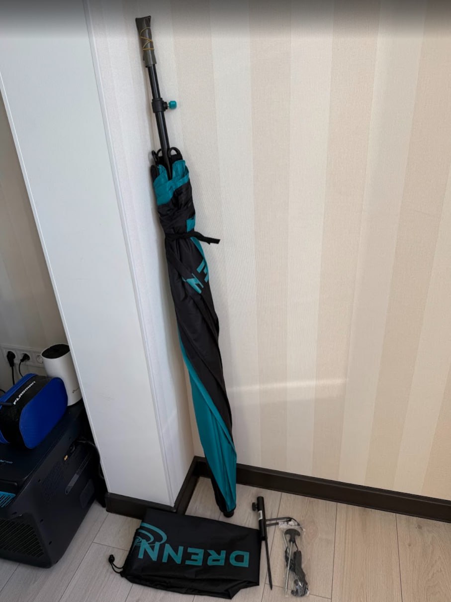 Рибальська парасолька для риболовлі Drennan Umbrella 50″, 125 см (нова, з тримачем), Зображення 3
