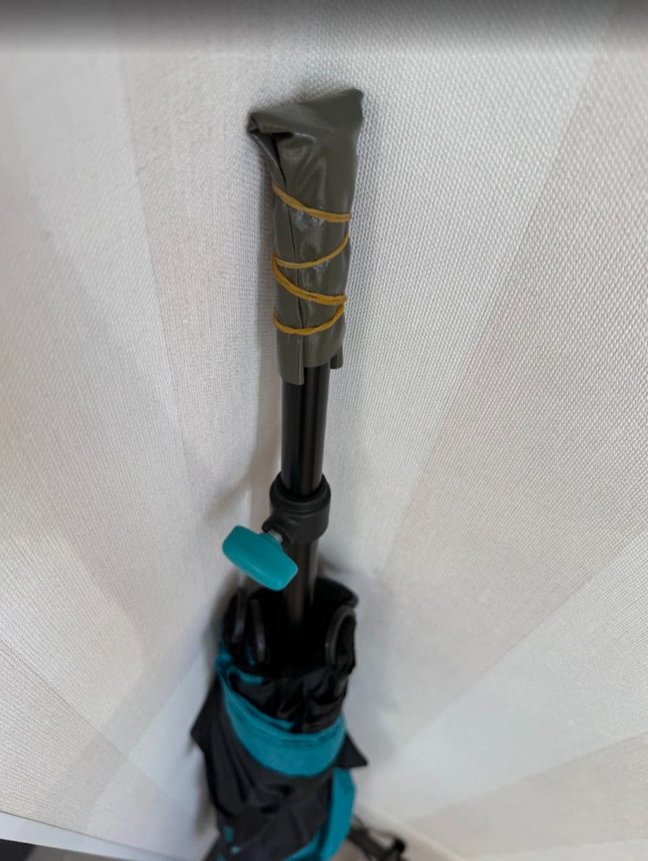 Рибальська парасолька для риболовлі Drennan Umbrella 50″, 125 см (нова, з тримачем), Зображення 4