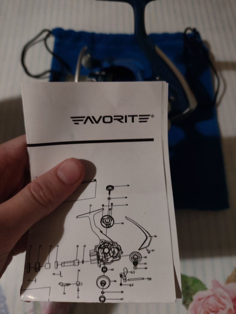 Котушка фаворит блю берд 2500 s 8 +1 підшипників, Зображення 5