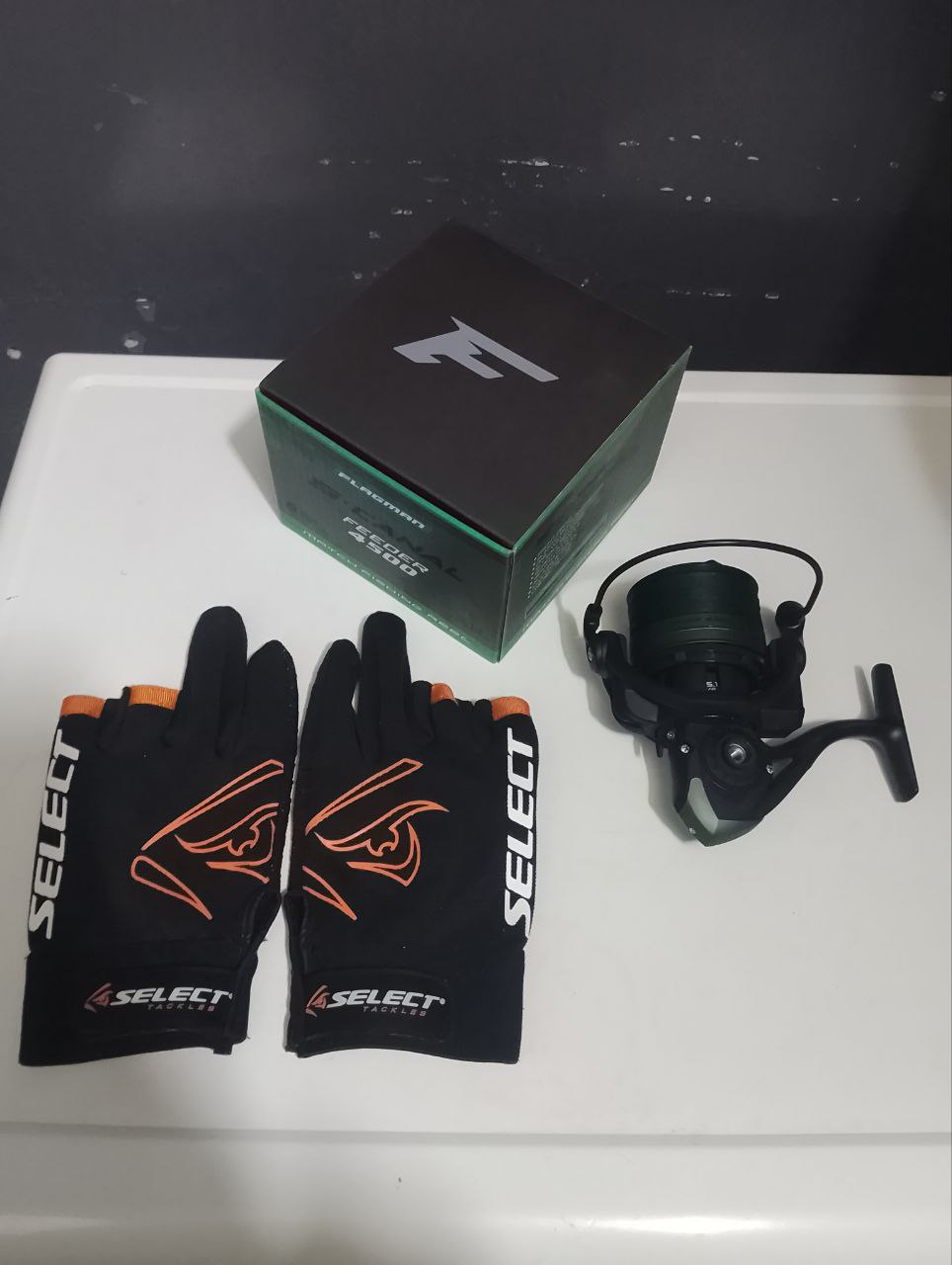 Фидерная катушка + перчатки, Зображення 1