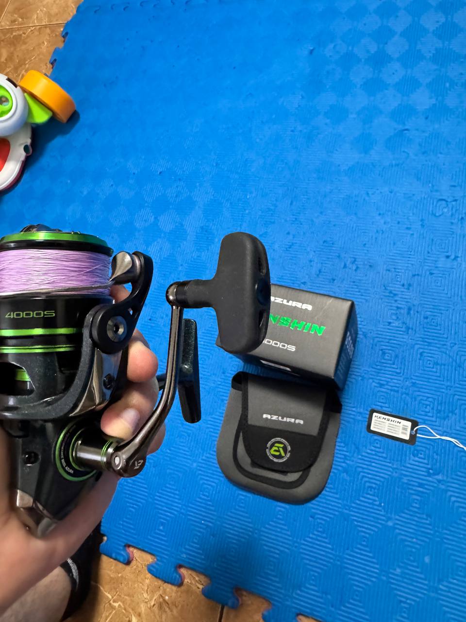 Катушка Azura Kenshin 4000s +спінінг Azura '20Kenshin 8'1"М 2.46м 6-24г, Зображення 4