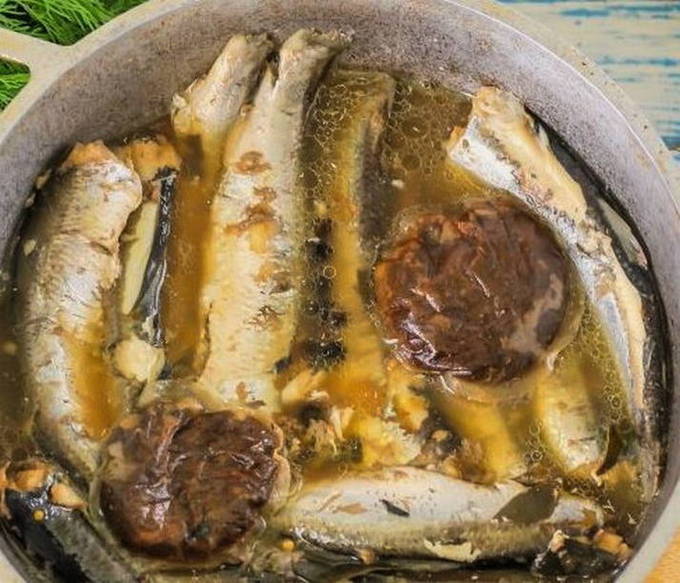 Cubrimos con la marinada y el aceite