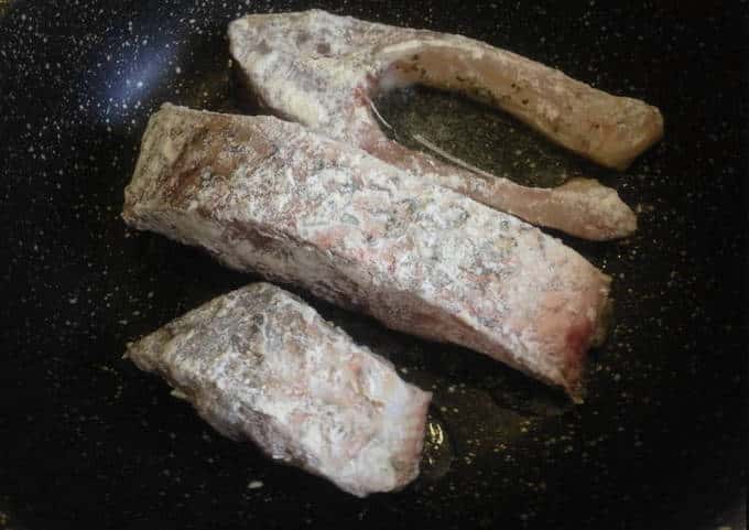 Erste Seite braten