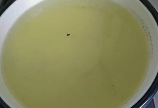 Take them out and strain