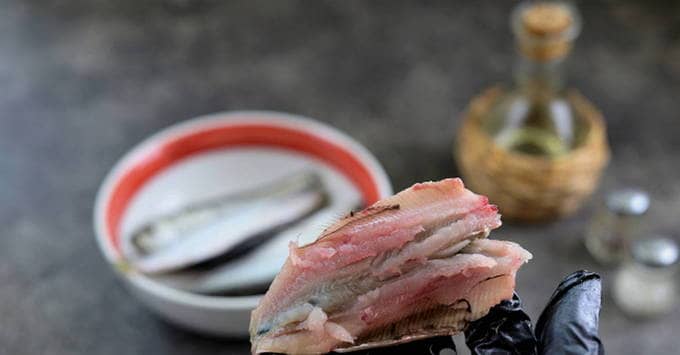 Gut the Baltic herring