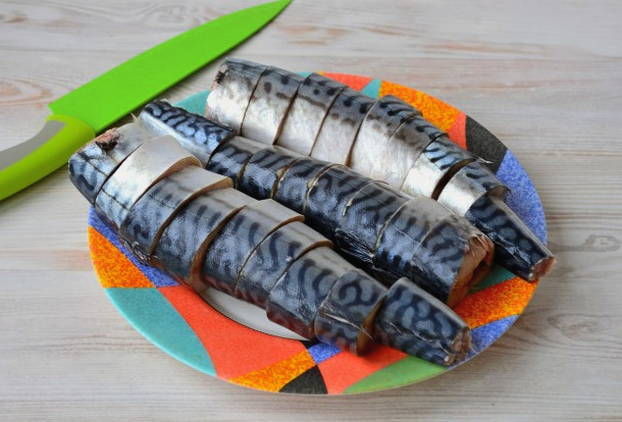 La cortamos en trozos