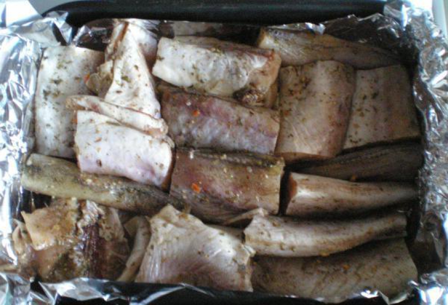 Disposer le poisson dans le plat