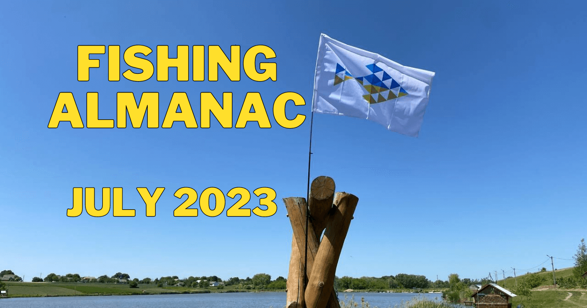 Fishing almanac July 2023