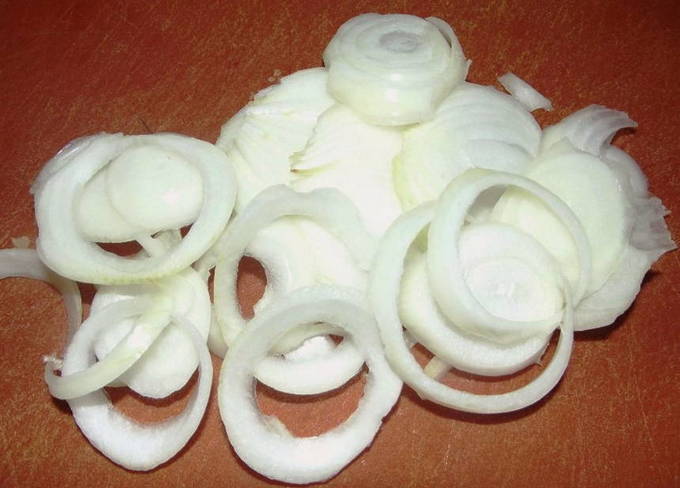 Cut the onion