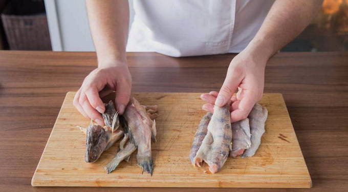 Take off the fillet