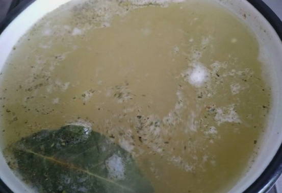 Würzen und kochen