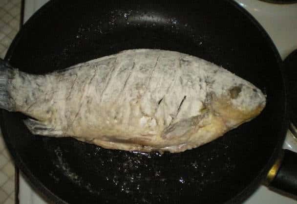 Déposer le poisson