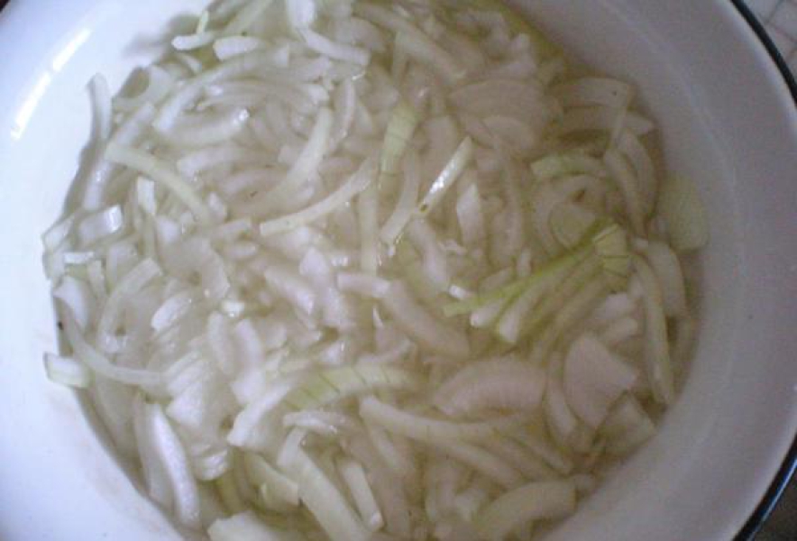 Die Zwiebel übergießen