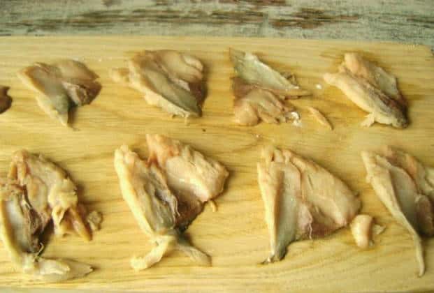 Cut into portions