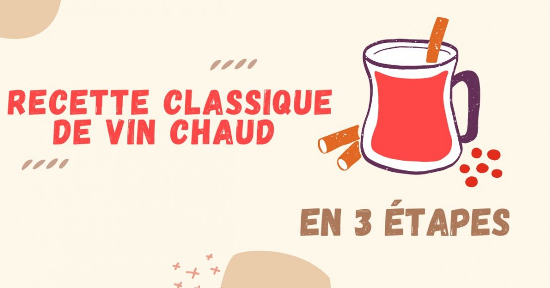 Recette classique de vin chaud en 3 étapes