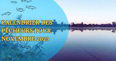 Calendrier des pêcheurs pour novembre 2023