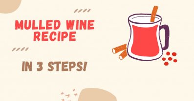 Classic mulled wine recipe in 3 steps
