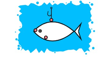 How livebait is hooked
