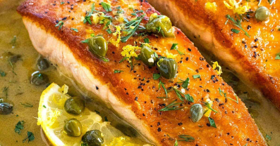 Saumon à la piccata