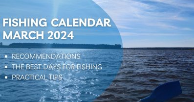 Fishing calendar for March 2024