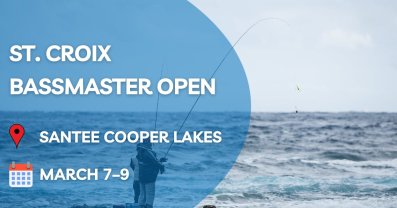 2024 St. Croix Bassmaster Open at Santee Cooper Lakes | March 7–9