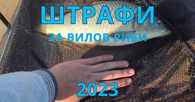 Штраф за вилов риби у 2023 році в Україні - відповіді на питання + таблиця