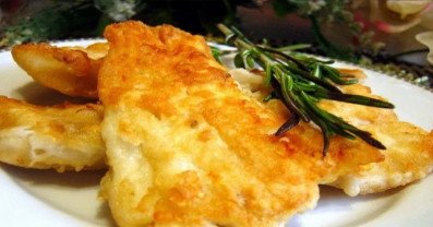 Fish in cheese batter