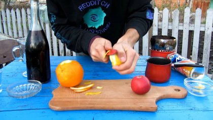 cortar la fruta